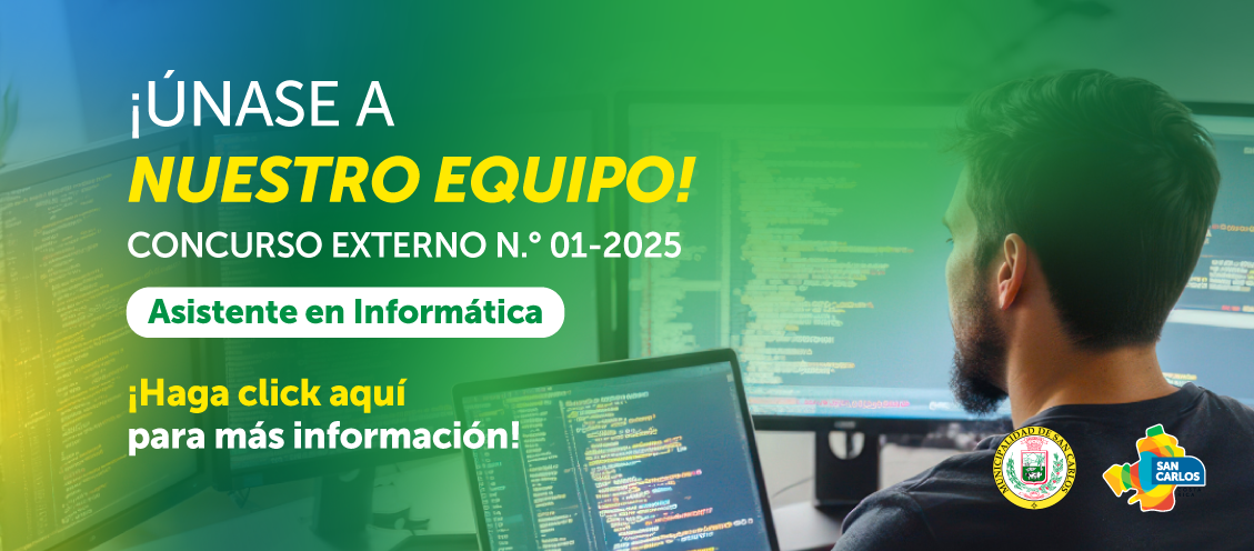 Primer slider de municipalidad de San Carlos